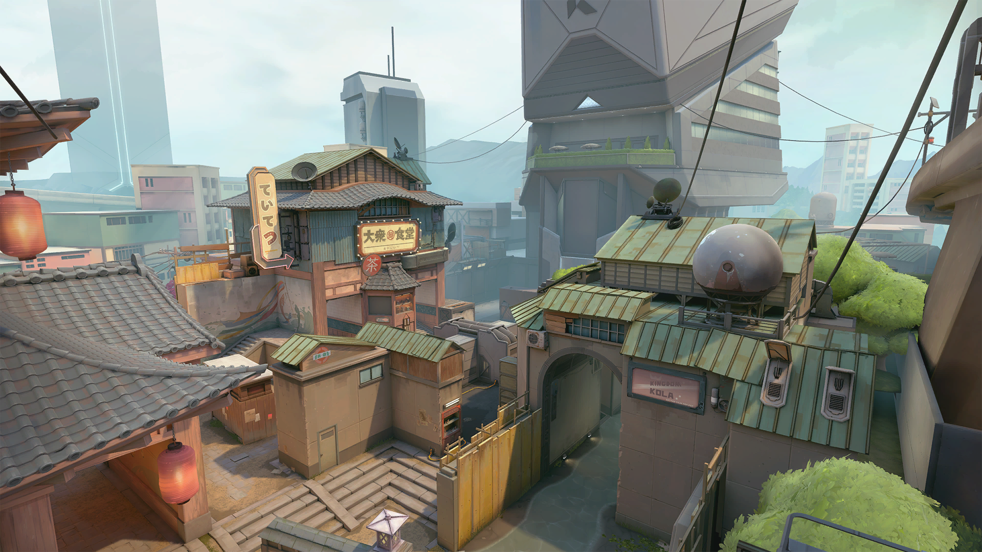 District map splash