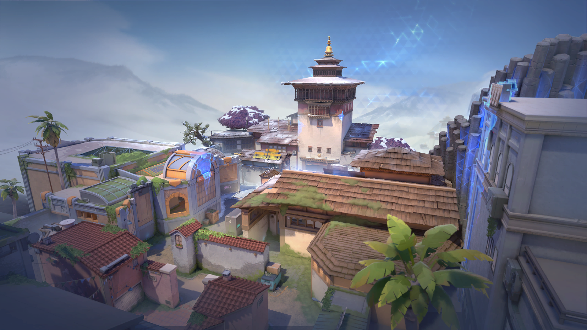 Glitch map splash