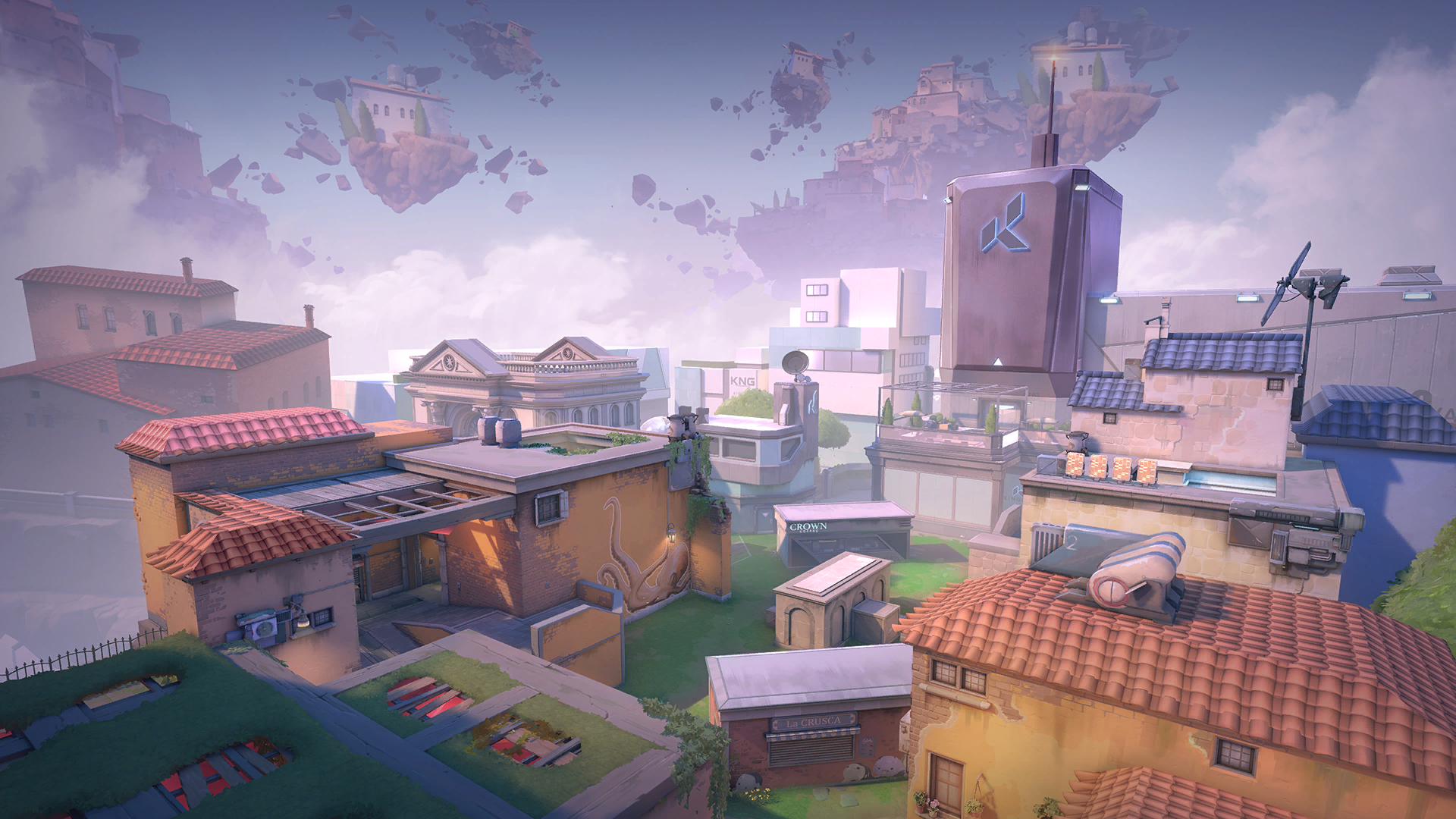 Piazza map splash