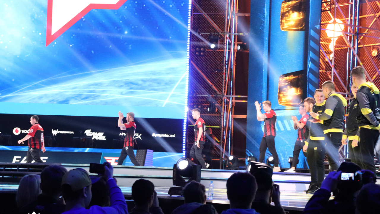 Celebración de la gran final de esports de Valorant