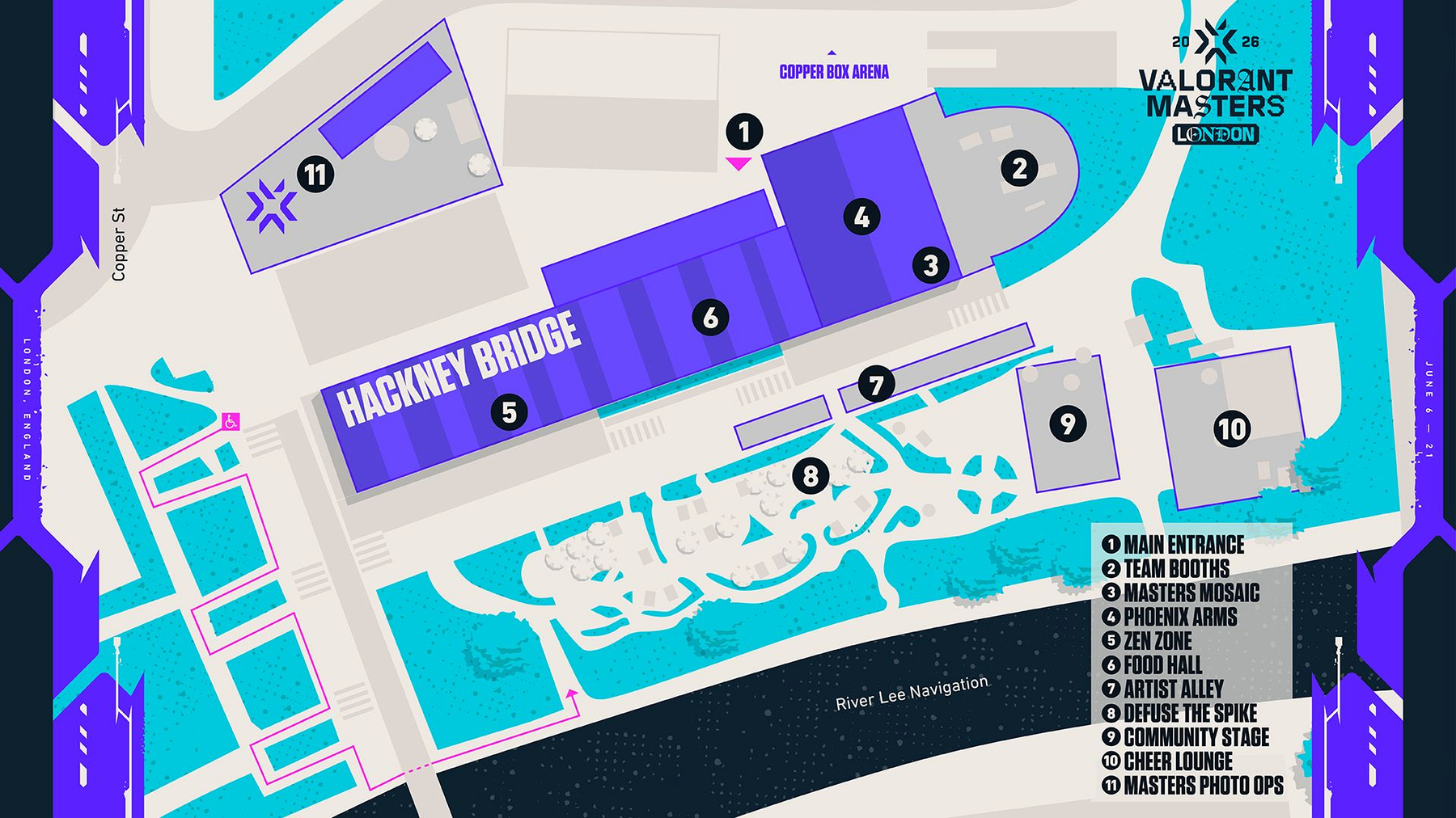 Imagen editorial 1 de Masters London Fan Fest Makes Hackney Bridge the Community Hub