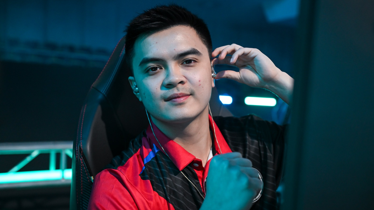 Un joueur de Global Esports lors de la journée de match actuelle du VCT Pacific