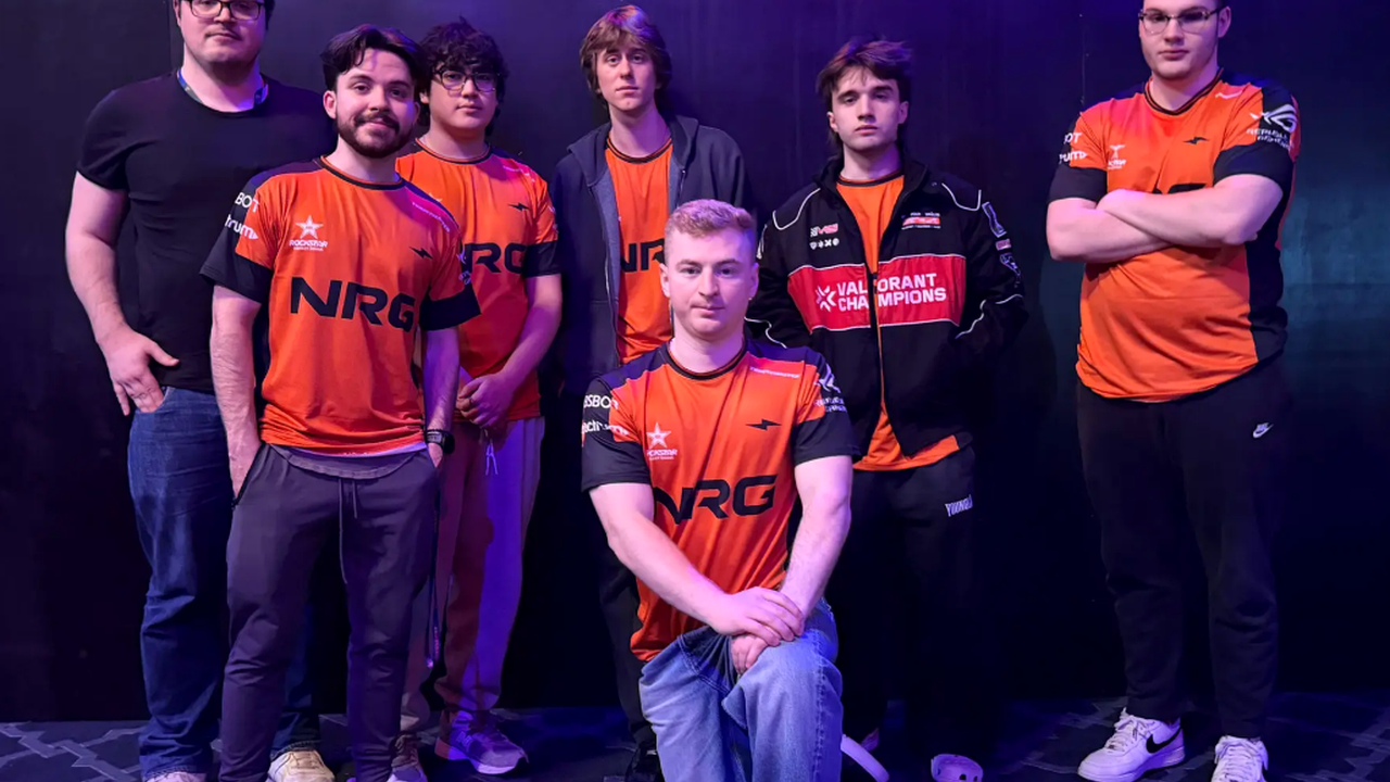 NRG Valorant-lagbilde brukt til EWC-finaleforhåndsvisningen mot 100 Thieves