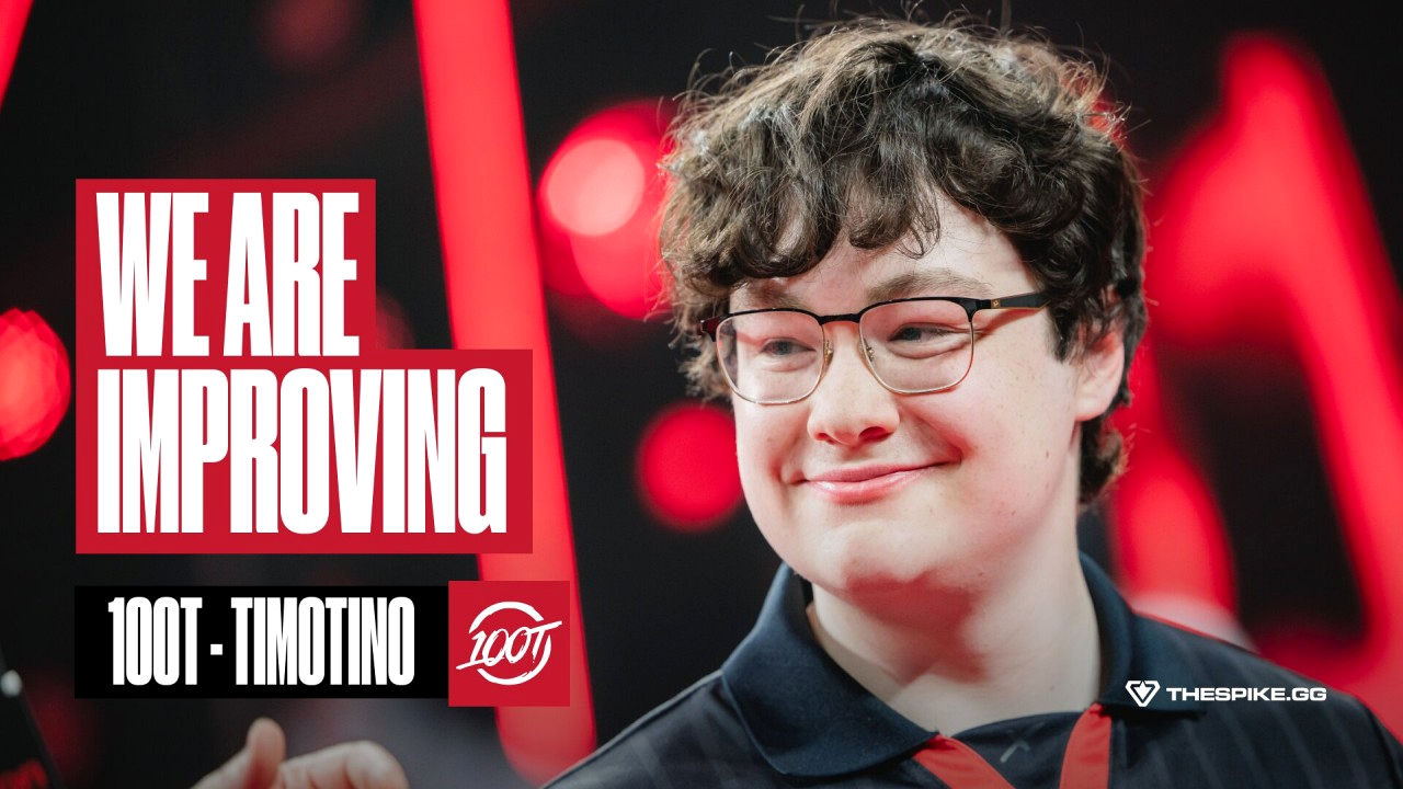 Timotino player image from 100 Thieves Valorant event coverage
