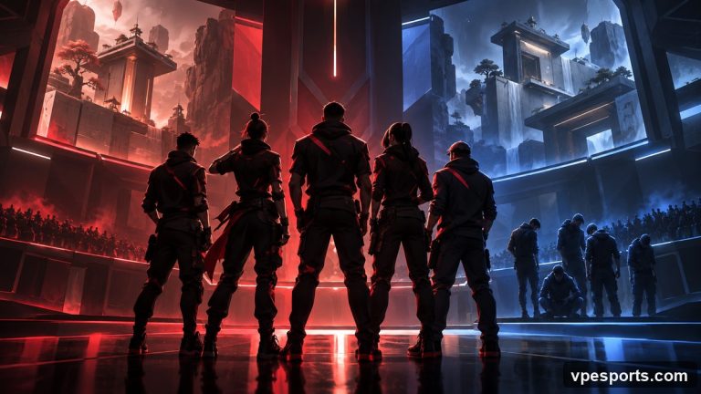 Conceptual illustration of 100 Thieves winning its opening match at VALORANT Champions