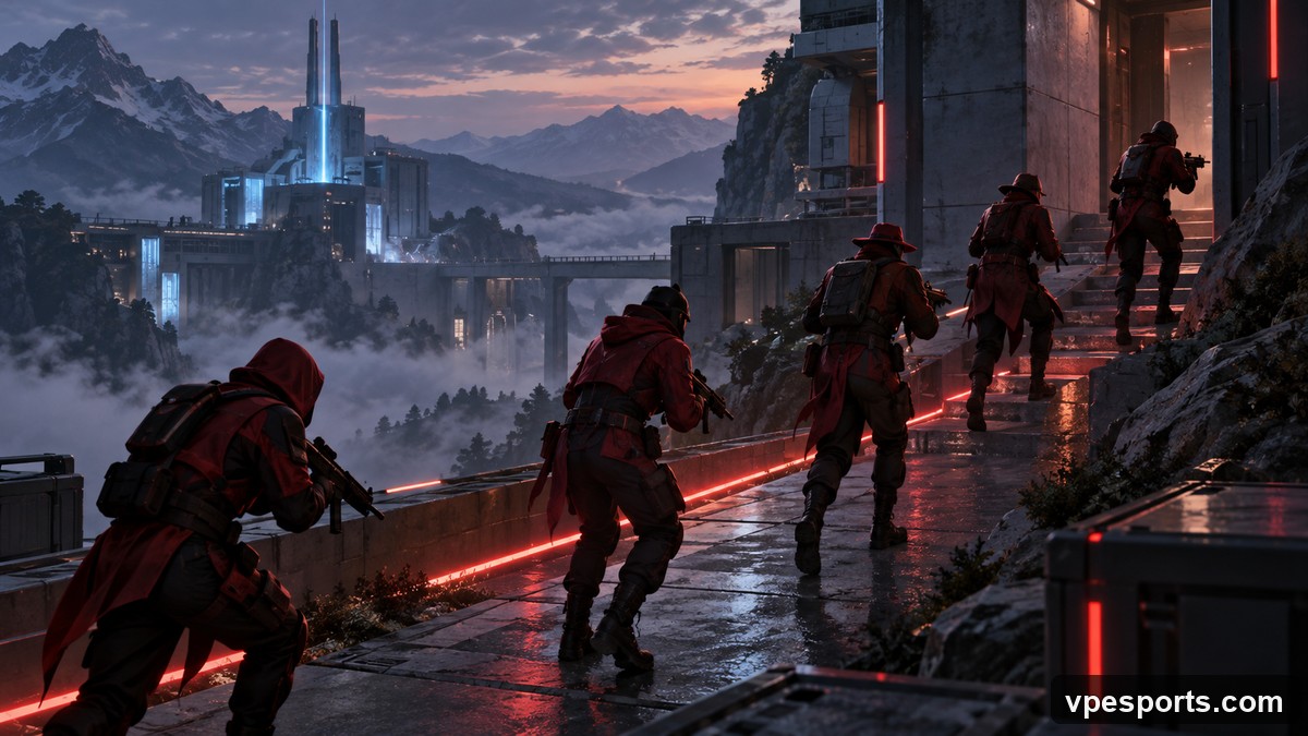 Conceptual illustration of a five-player comeback on Summit