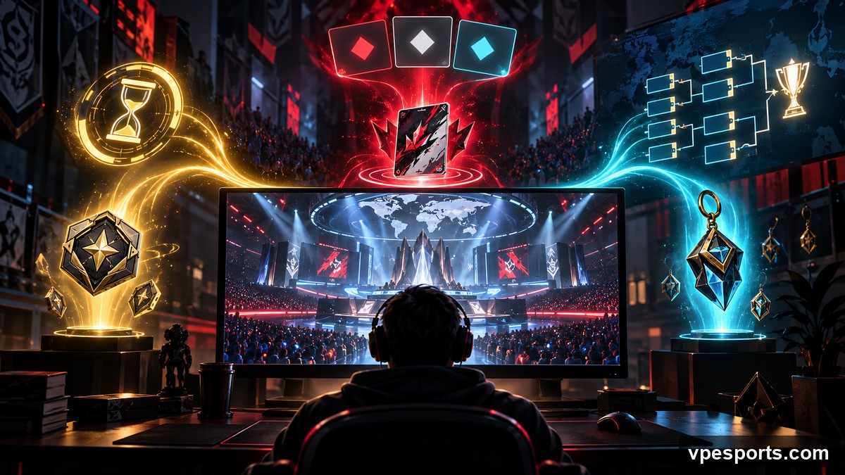Conceptual illustration of Champions Shanghai broadcast rewards and viewing