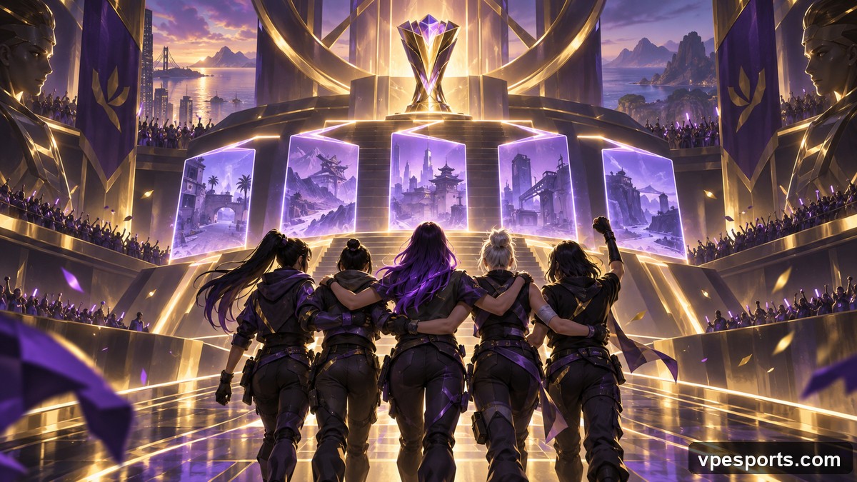 Conceptual illustration of Gen.G GC winning the Pacific final