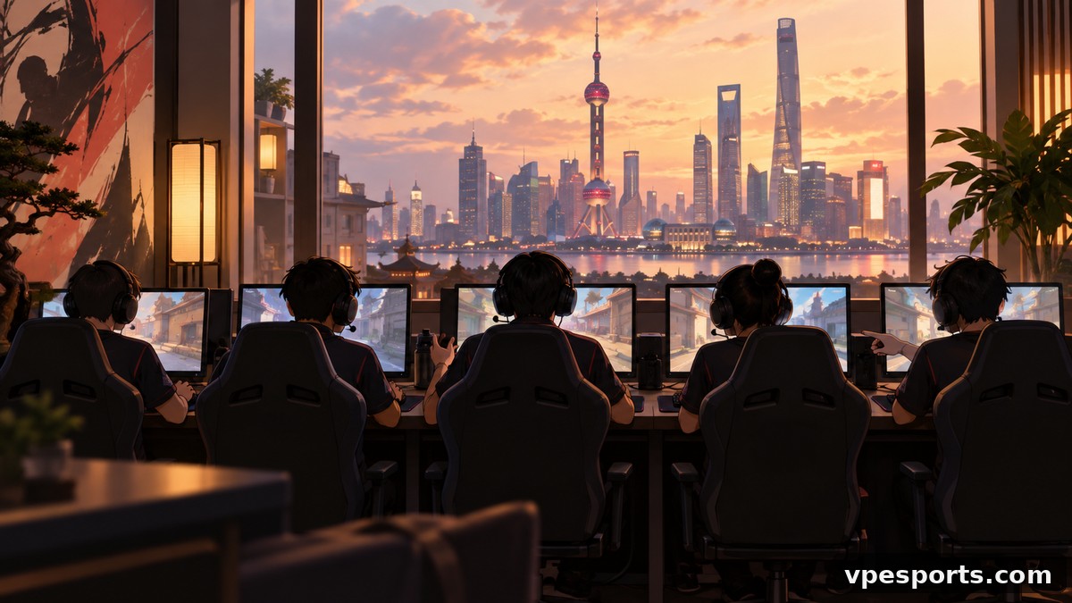 Ilustración conceptual de la práctica del equipo antes de Shanghai