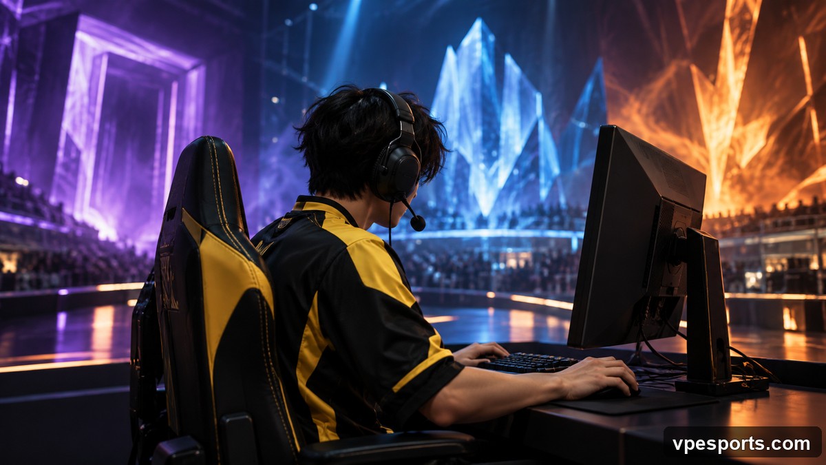 Conceptual illustration of Global Esports forcing a deciding third map