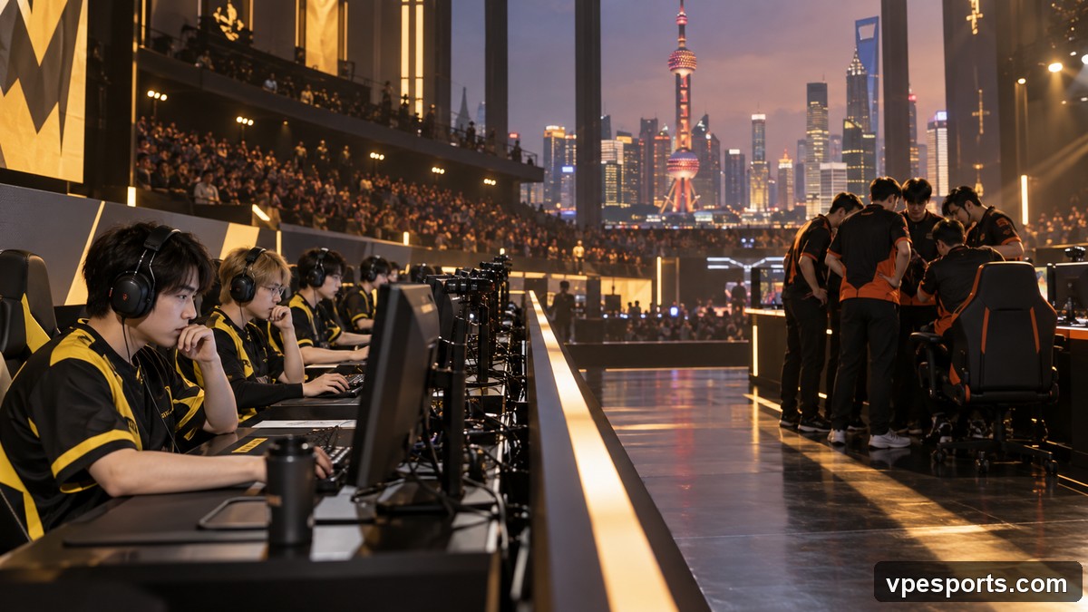 Conceptual illustration of Team Vitality closing a tight map on Summit